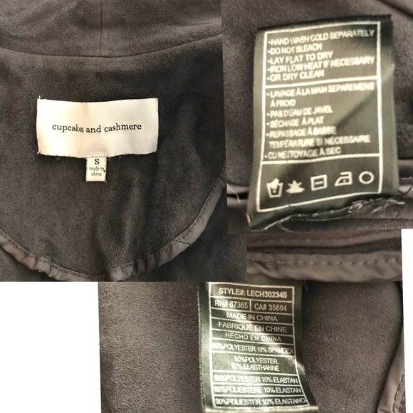 Gorgeous Flattering Cupcakes and Cashmere Ultra Suede Jacket - Picture 7 of 7